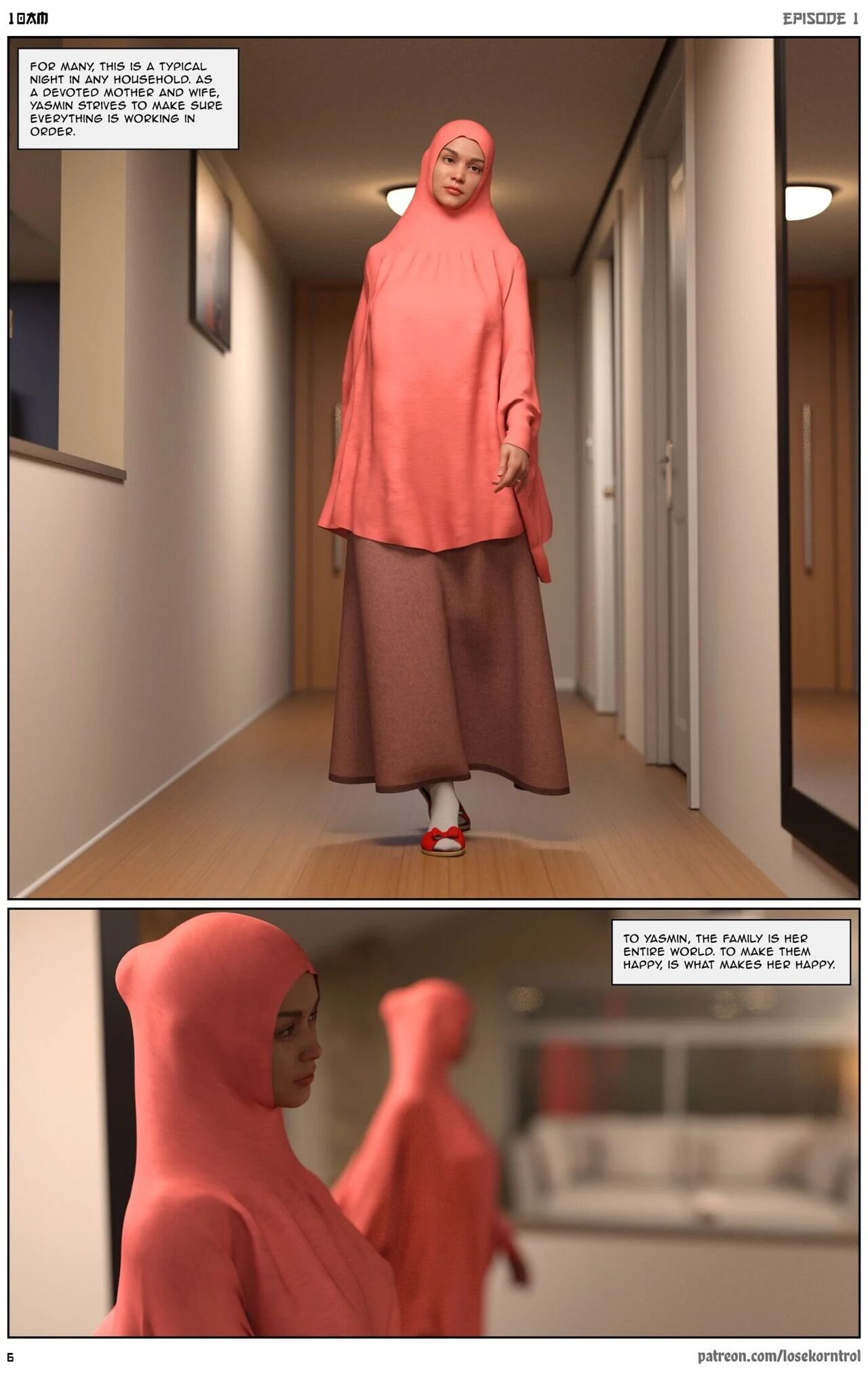 LoseKorntrol, Hijab 3DX - 10 AM - english image number 6