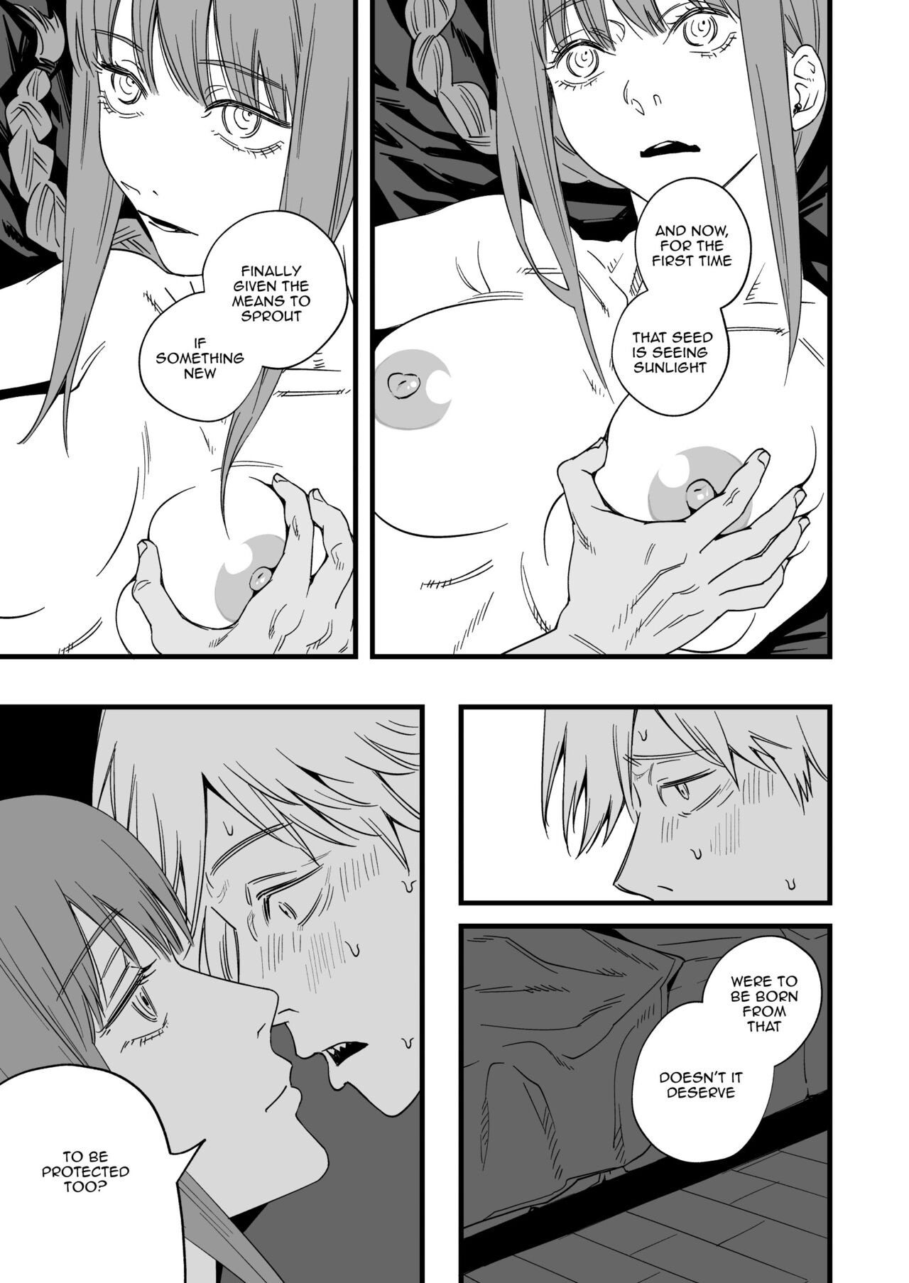 Samurai Ninja GREENTEA - Shitsurakuen  Paradise Lost (Chainsaw Man) English hentai image number 41