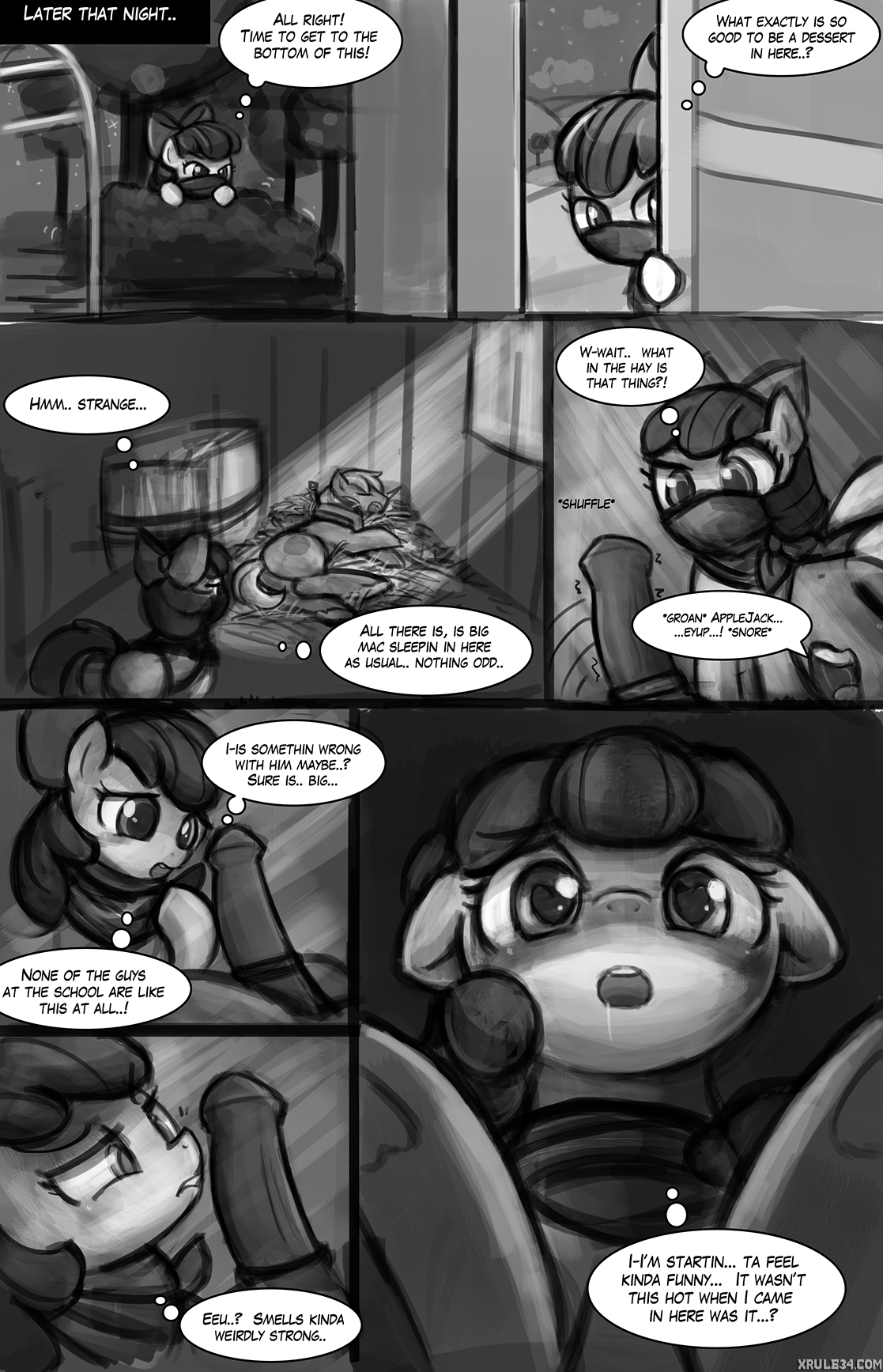 lumineko- Applejacks dessert (My little pony) porn comic image number 3