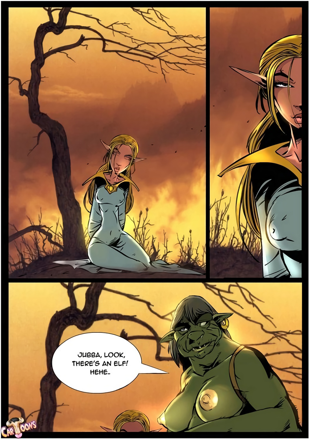 Elf Porn Shemale - Shemale Orc Fucking Elf - okunev (t-cartoons) porn comic parody on world of  warcraft. Group porn comics.
