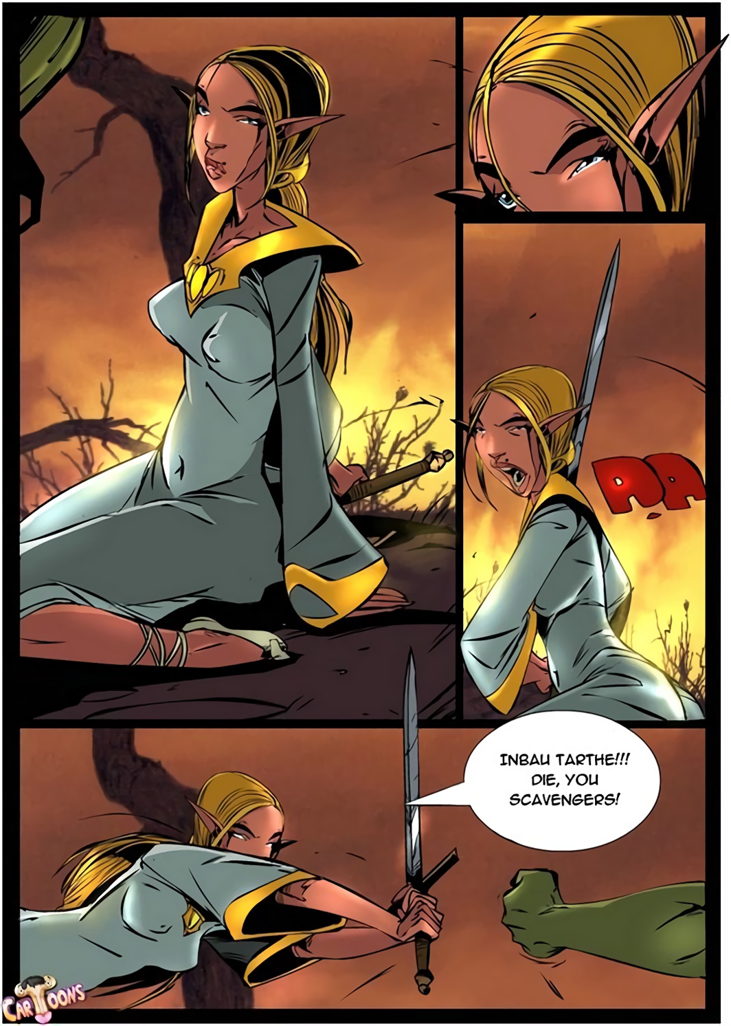 Shemale Orc Fucking Elf image number 12