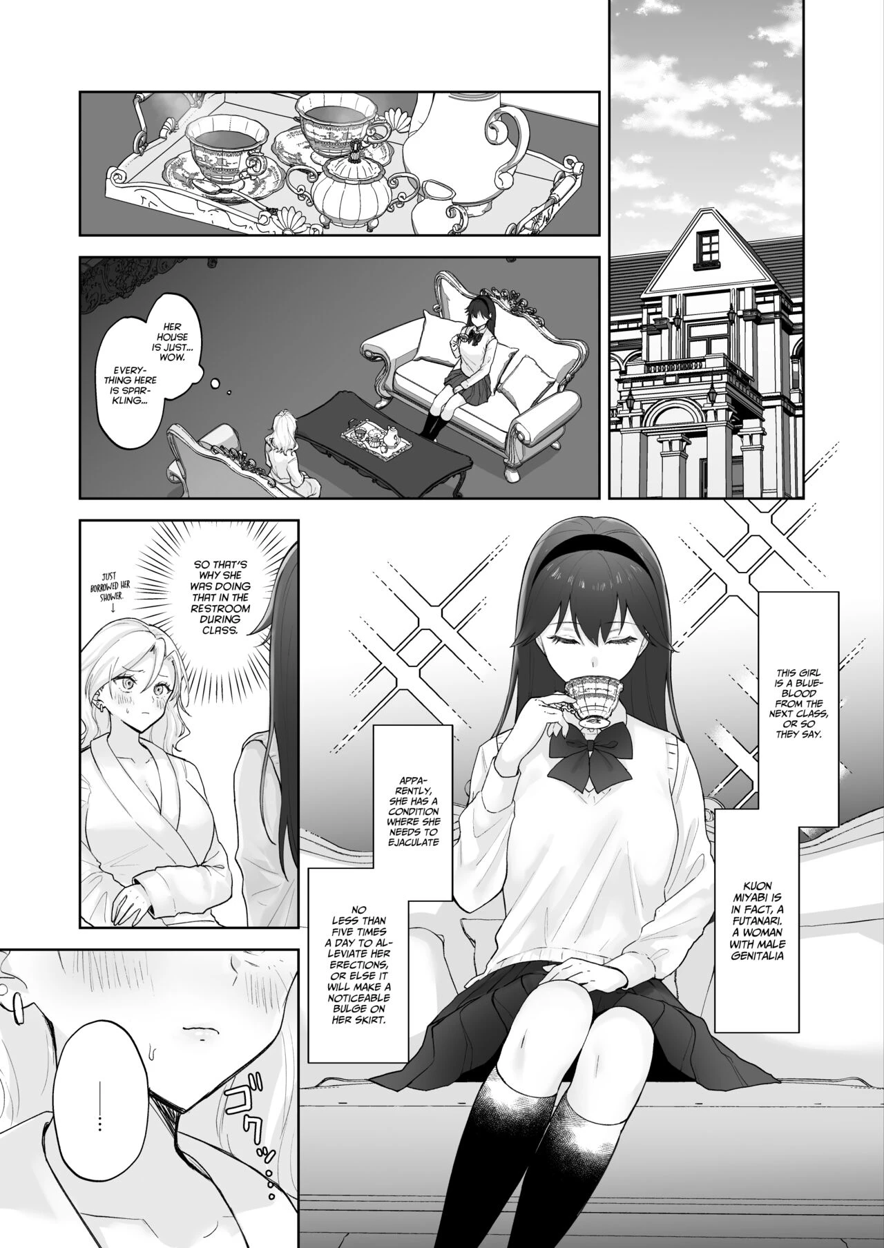 Virgin Gal who Becomes a Pocket Pussy  a Futanari Young Lady  Shojo Gal, Futanari Ojou-sama no Onaho ni Naru image number 8