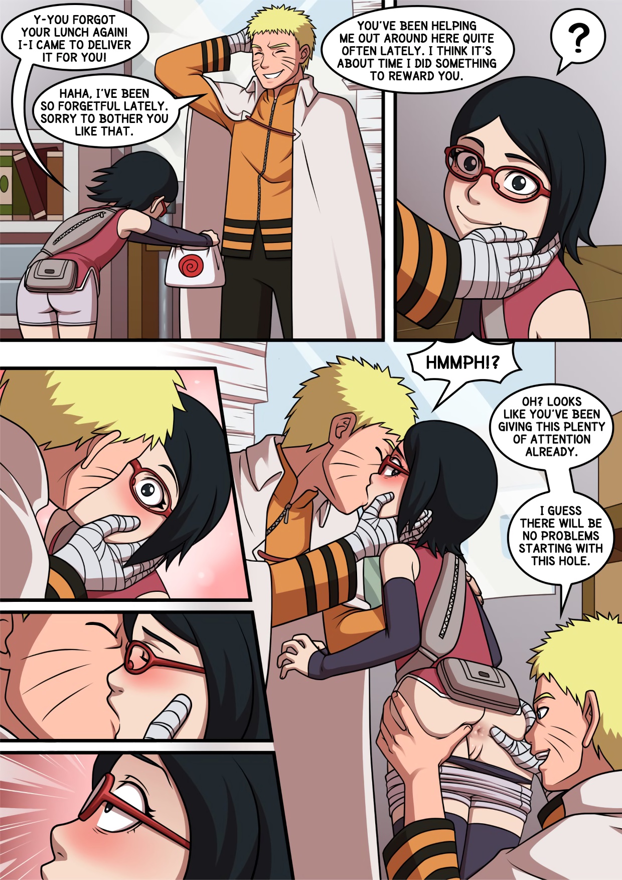 Sarada comics porn