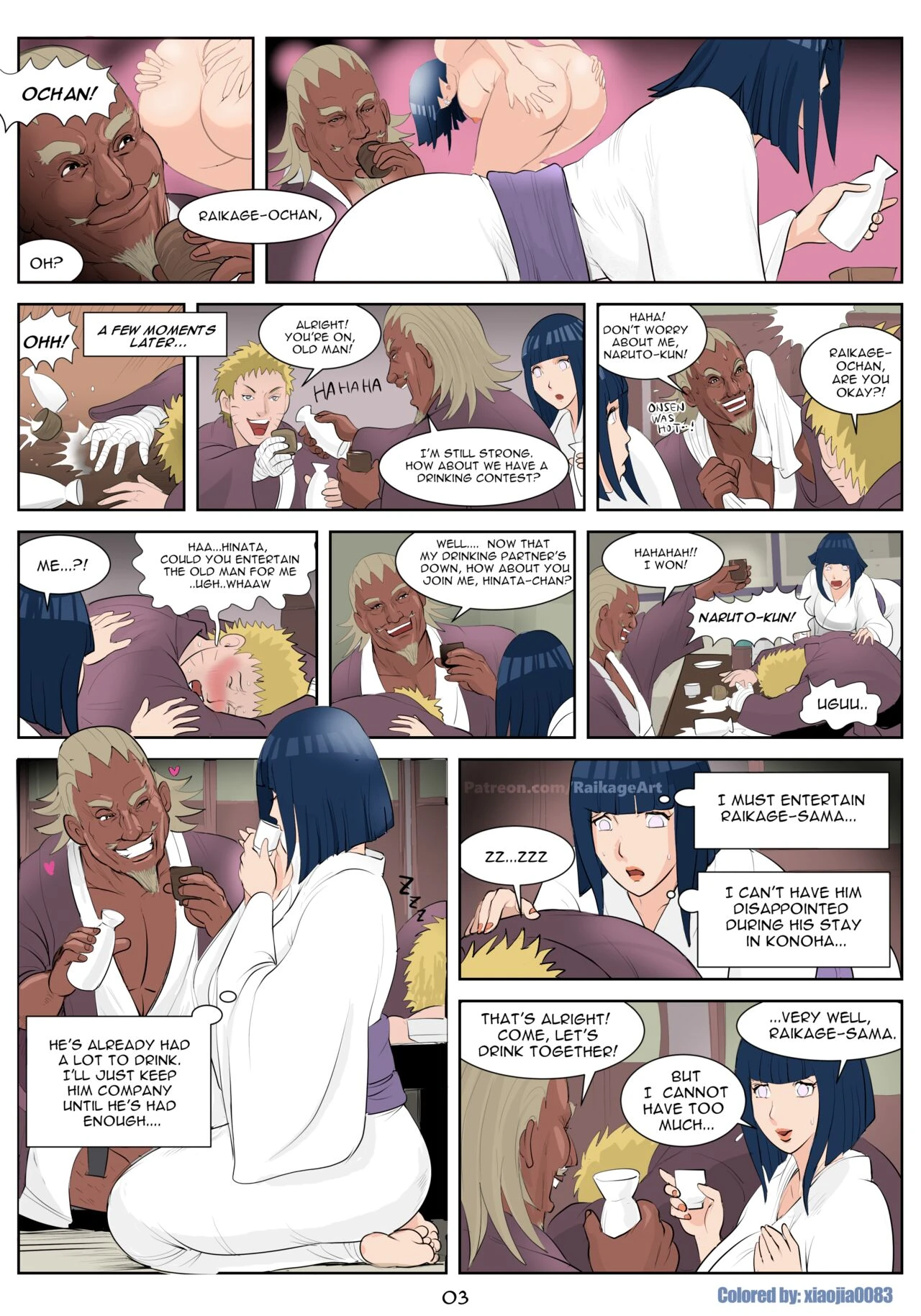 Affair Hidden In The Leaves (Colorized) (naruto) porn comic by  [raikageart]. Big breasts porn comics.