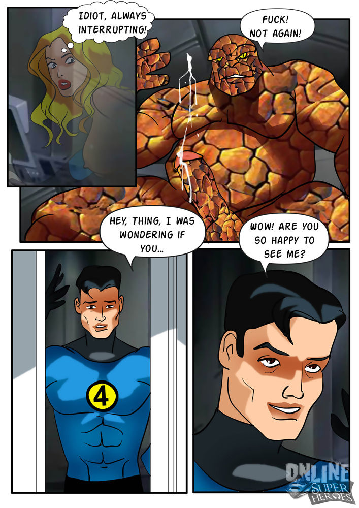 Invisible Woman gangbanged by the rest of the Fantastic Four image number 5