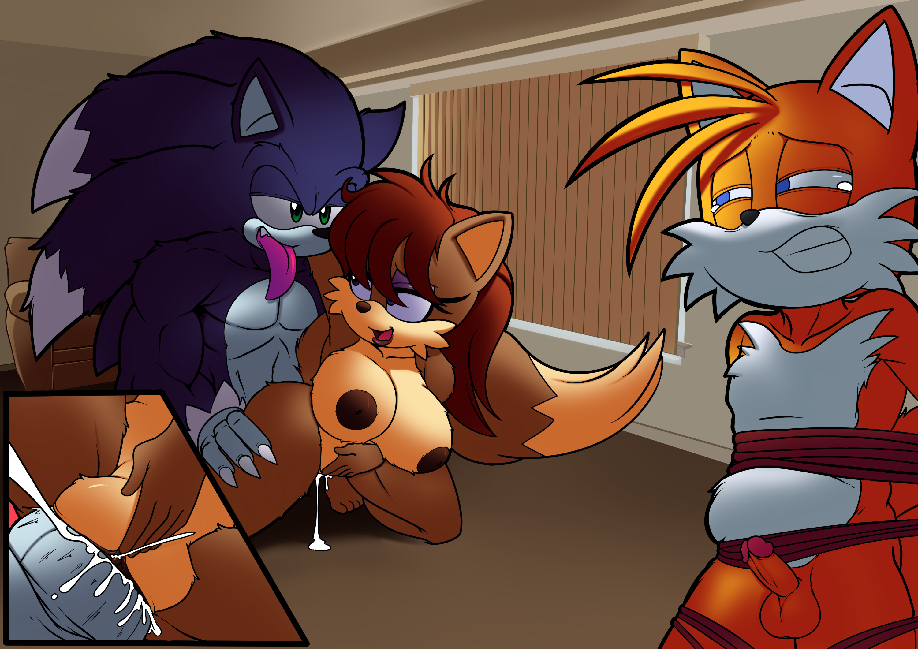 Tails Tears (sonic the hedgehog) porn comic by [cloudydayz, dreamcastzx1].  Big breasts porn comics.
