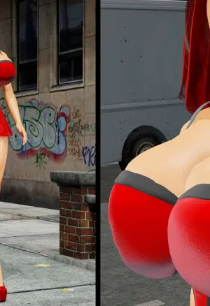 Jessica Rabbit fucks a Homeless Fan