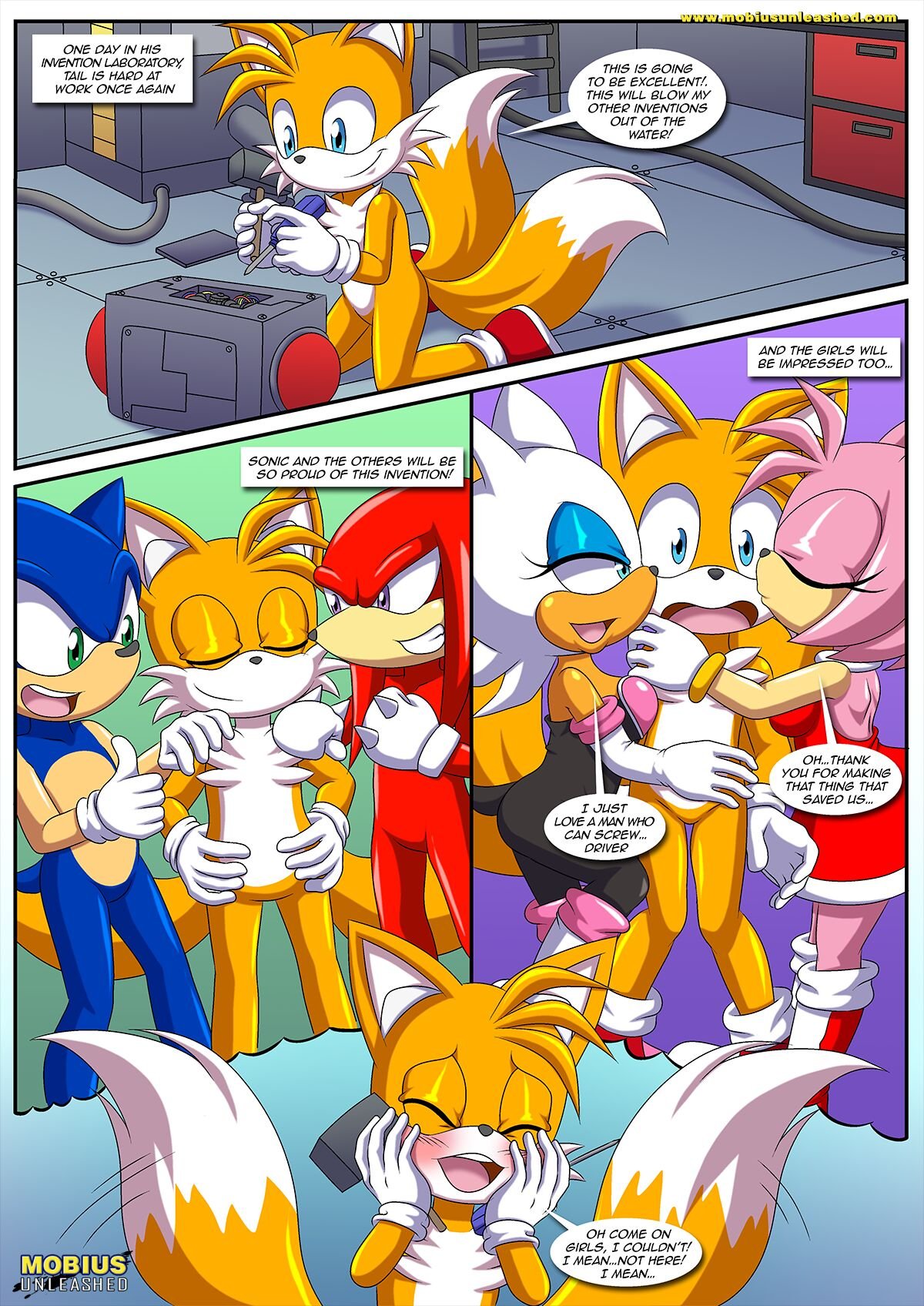 Palcomix - go fuck yourself tails (Sonic the Hedgehog) (English) porn comic  - bbmbbf (mobius unleashed, palcomix) porn comic parody on sonic the  hedgehog. Gender bender porn comics.