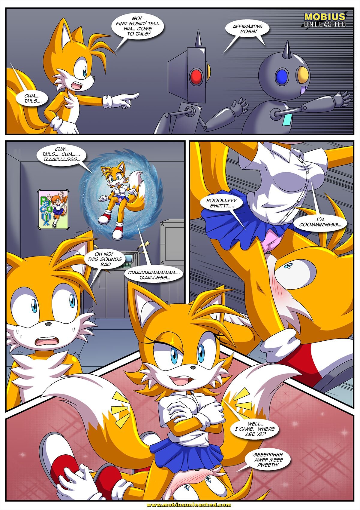 Palcomix - go fuck yourself tails (Sonic the Hedgehog) (English) porn comic  - bbmbbf (mobius unleashed, palcomix) porn comic parody on sonic the  hedgehog. Gender bender porn comics.