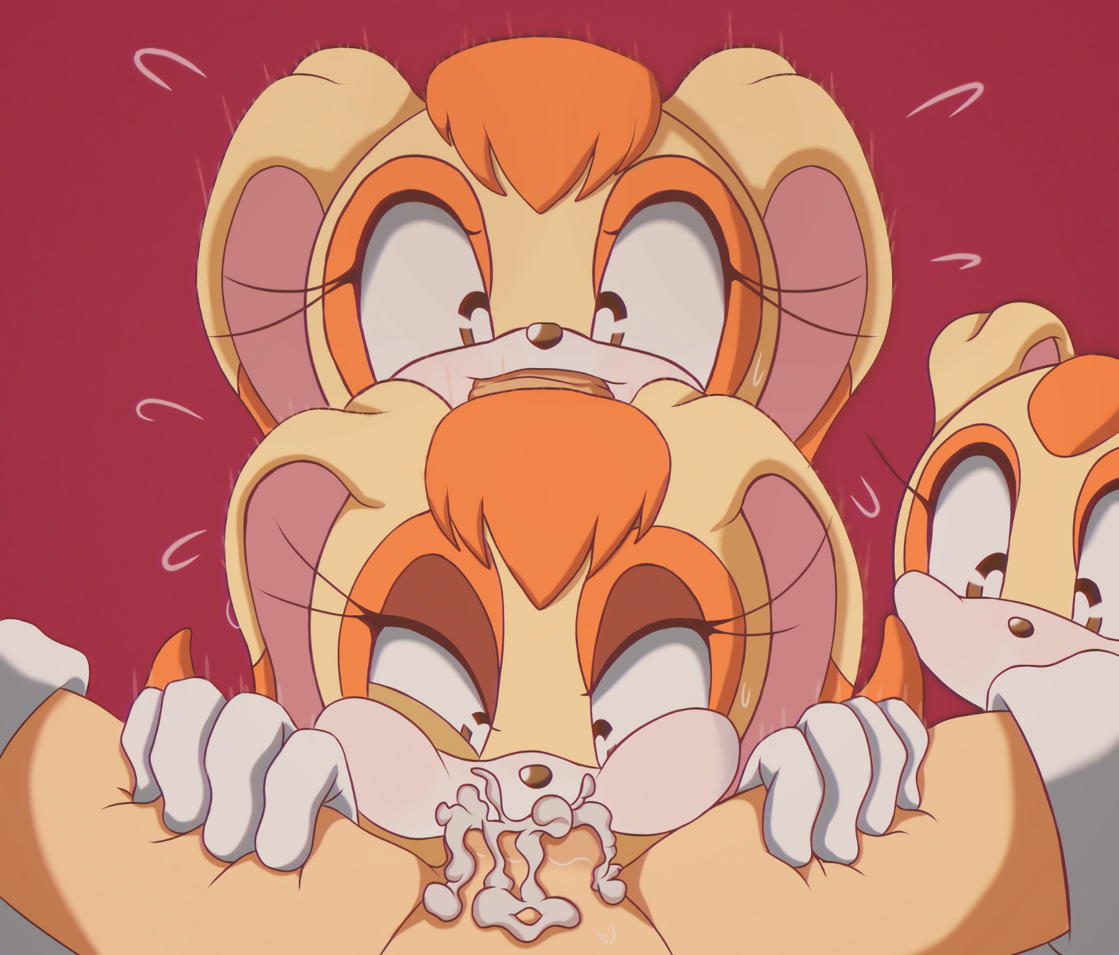 AnoNingen - Rabbit Threesome (Sonic The Hedgehog) image number 4