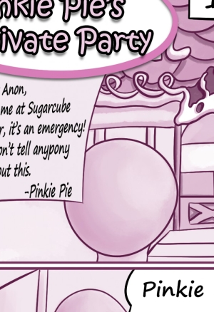 300px x 438px - Pinkie Pie's Private Party porn comics. Furry porn comics.