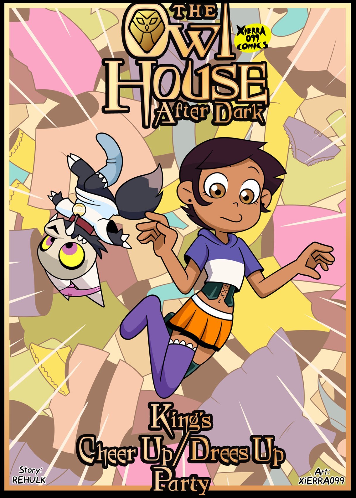 Xierra099 The Owl house - After Dark: Kings Cheer up/Dress up party (The Owl House)