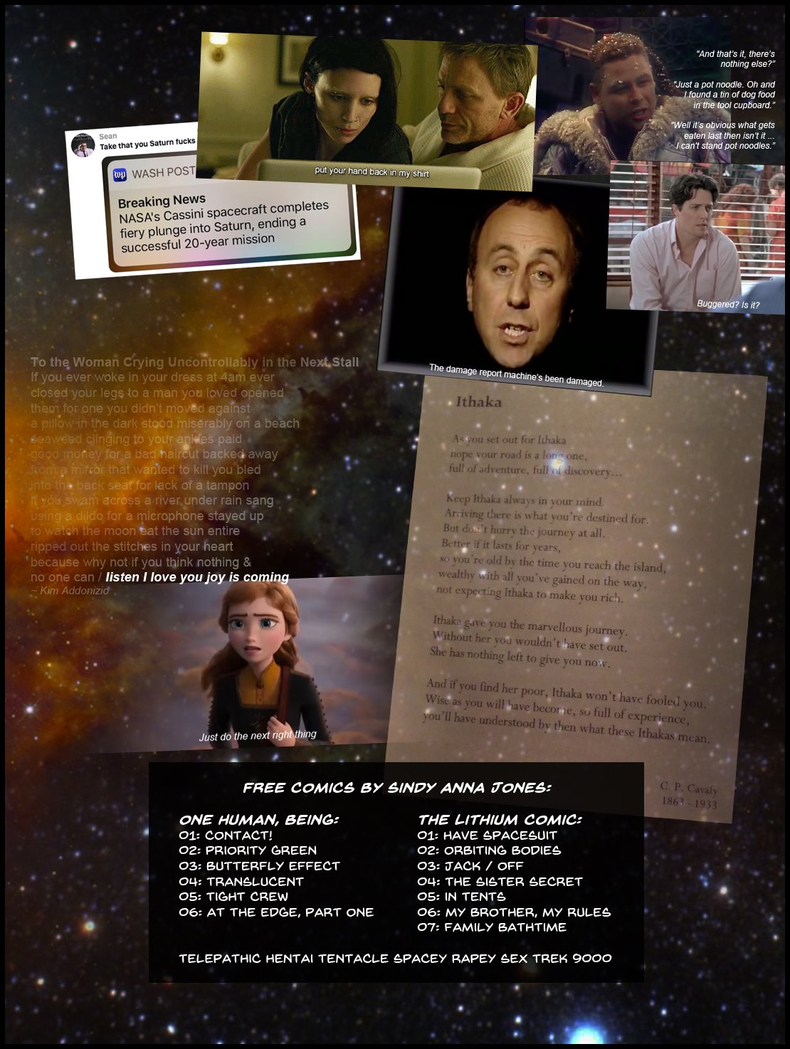 Sindy Anna Jones ~ One Human, Being. 6.2: At The Edge. image number 92