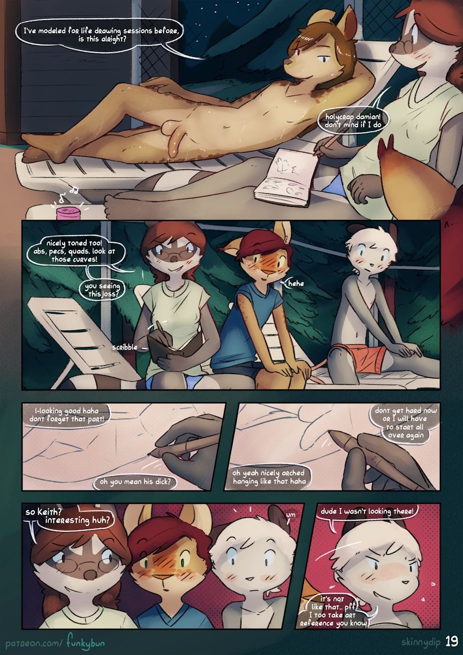 Funkybun - Skinnydip porn comic image number 19