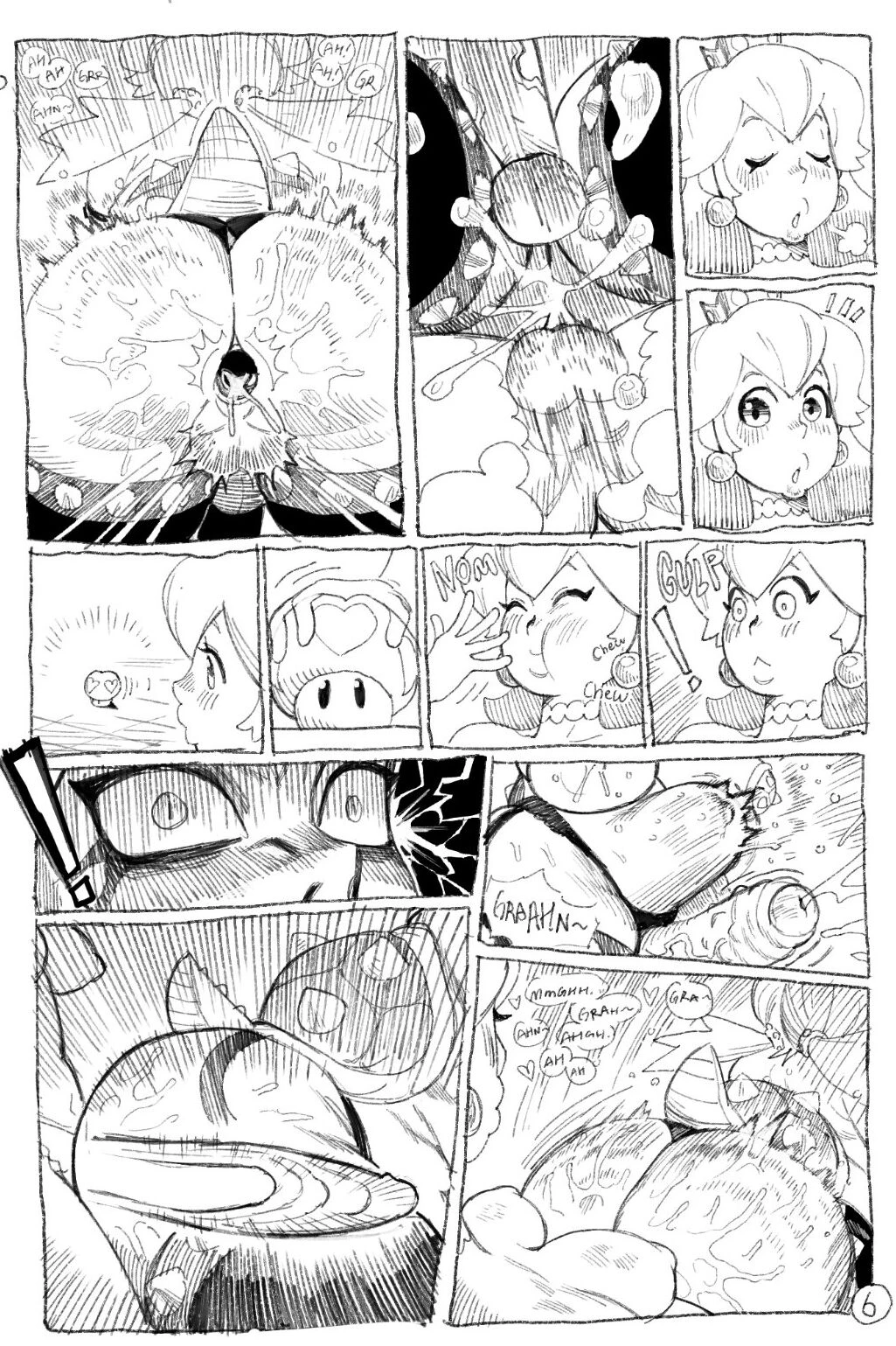 Peach x Bowsette image number 5