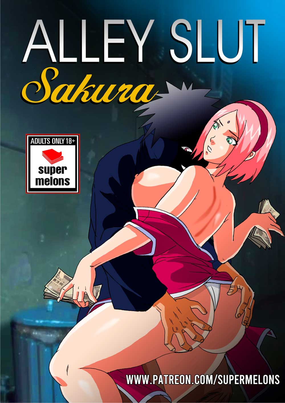 Alley Slut Sakura (naruto) porn comic by [super melons]. Double penetration  porn comics.