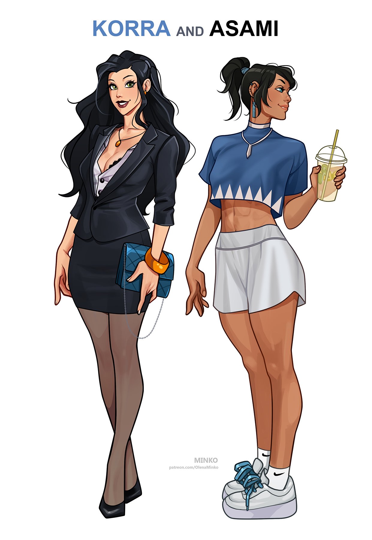 Olena Minko - Korra and Asami: Office Story (Legend of Korra) image number 13