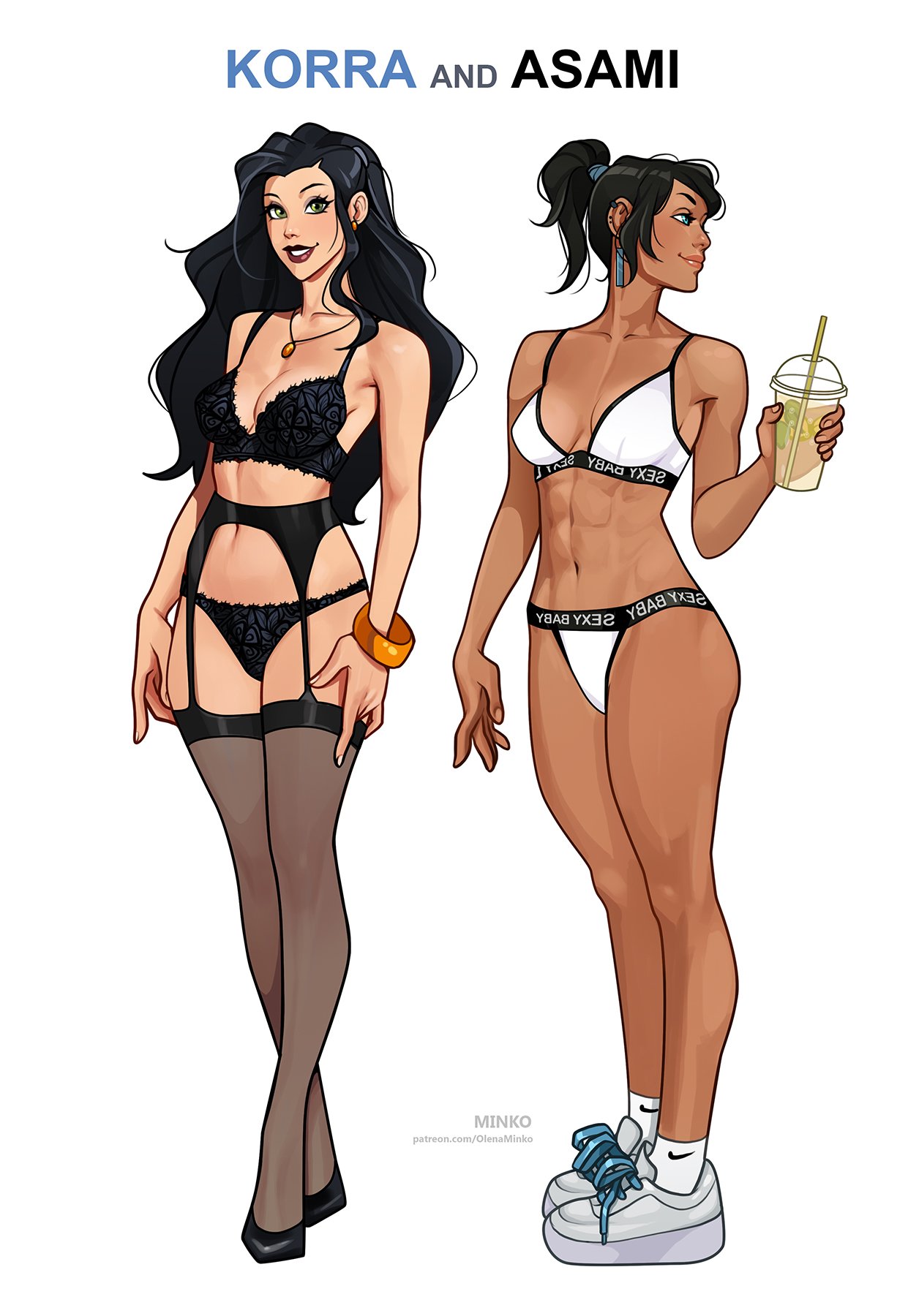 Olena Minko - Korra and Asami: Office Story (Legend of Korra) image number 14