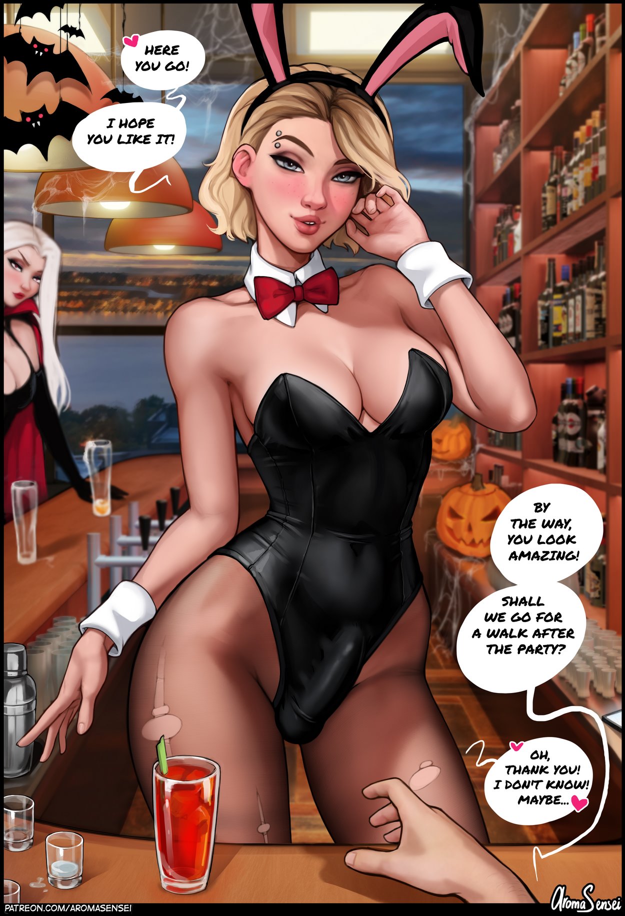 Halloween Party at Frozen Inc (Futanari) image number 2