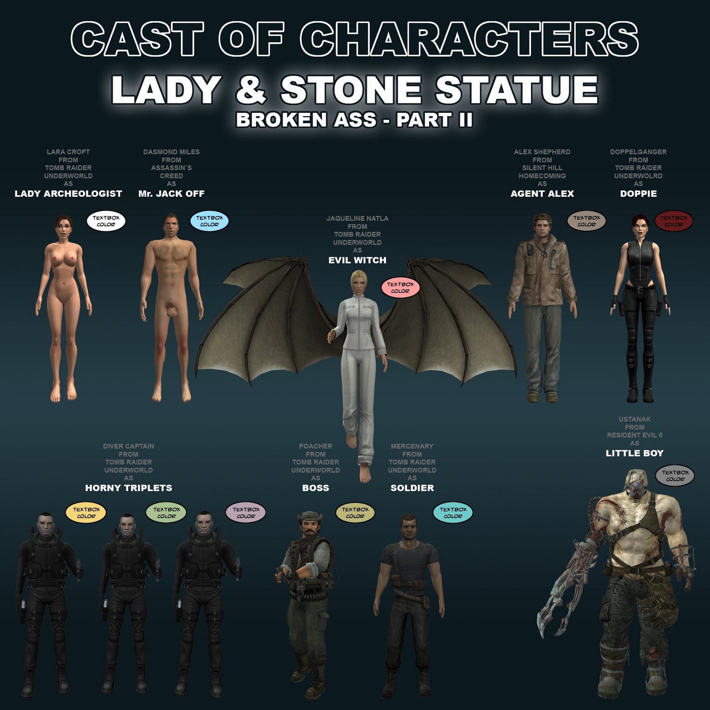 Lady  Stone Statue: Broken Ass - Part II image number 2