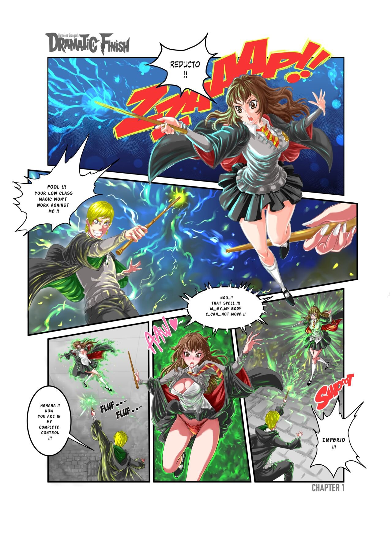 TSFSingularity (ZafieComics) Hermiones Dramatic Finish (Harry Potter) image number 1