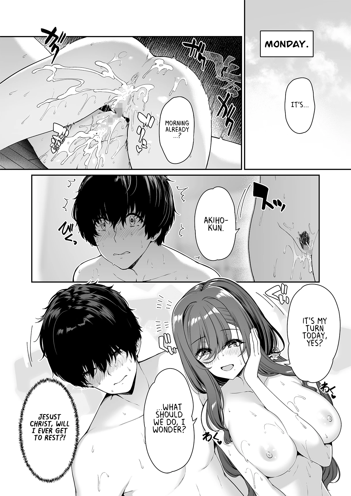 InCha Couple ga You Gal-tachi to SEX Training Suru Hanashi 4 image number 52