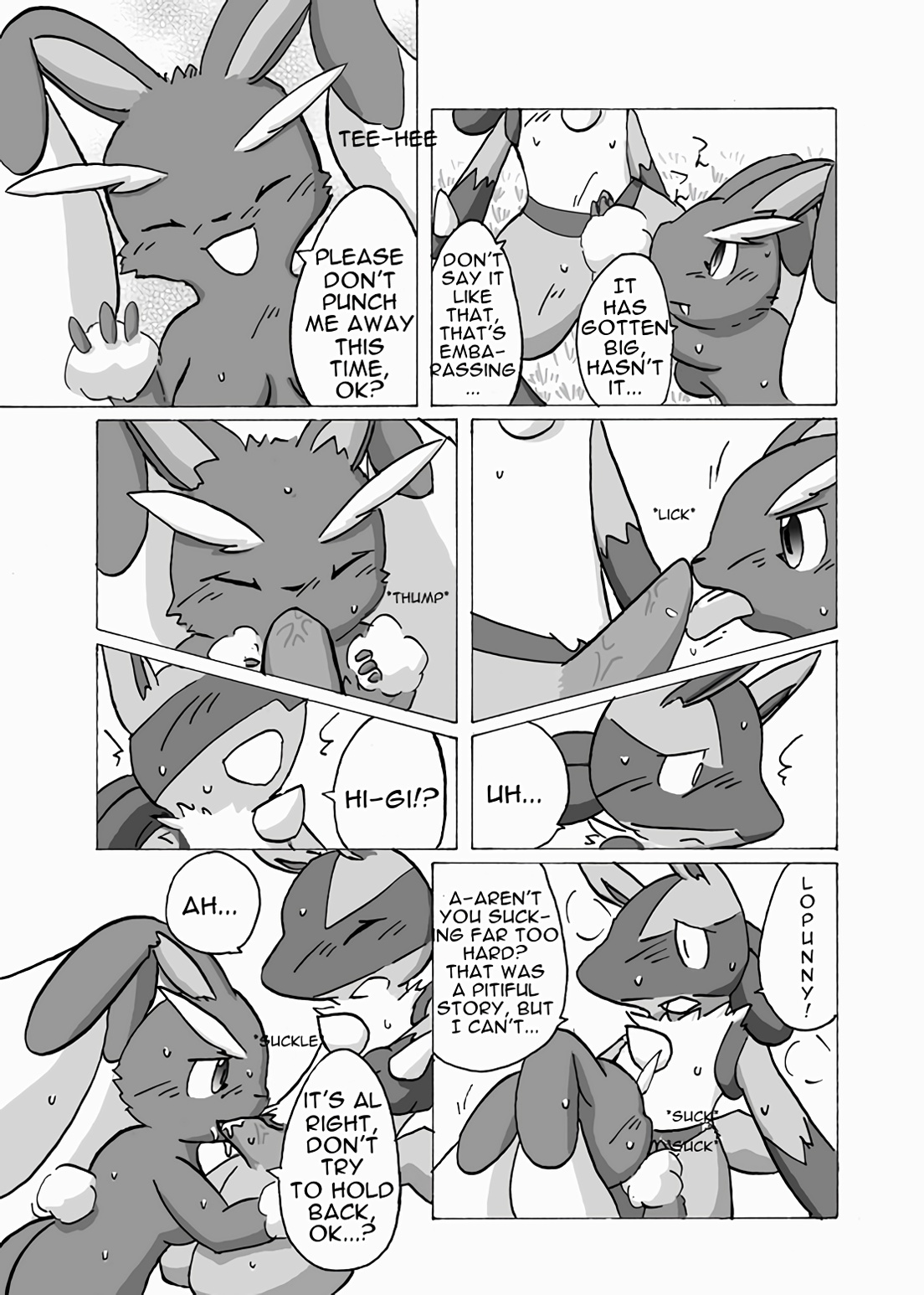 Lucario X Lopunny image number 8