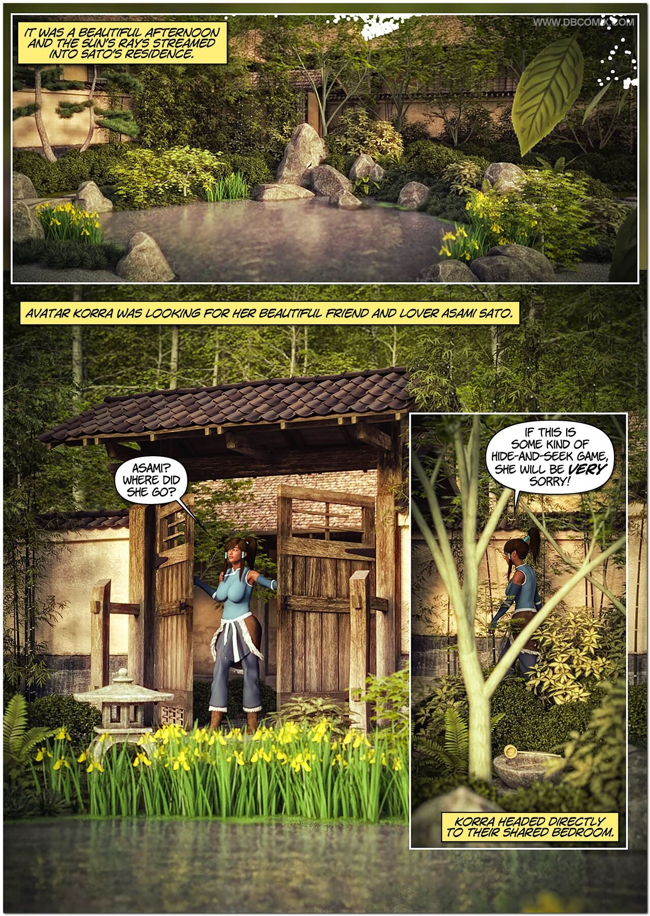 DBComix - The Legend of Korrasami - Mistress Asami 1 image number 1