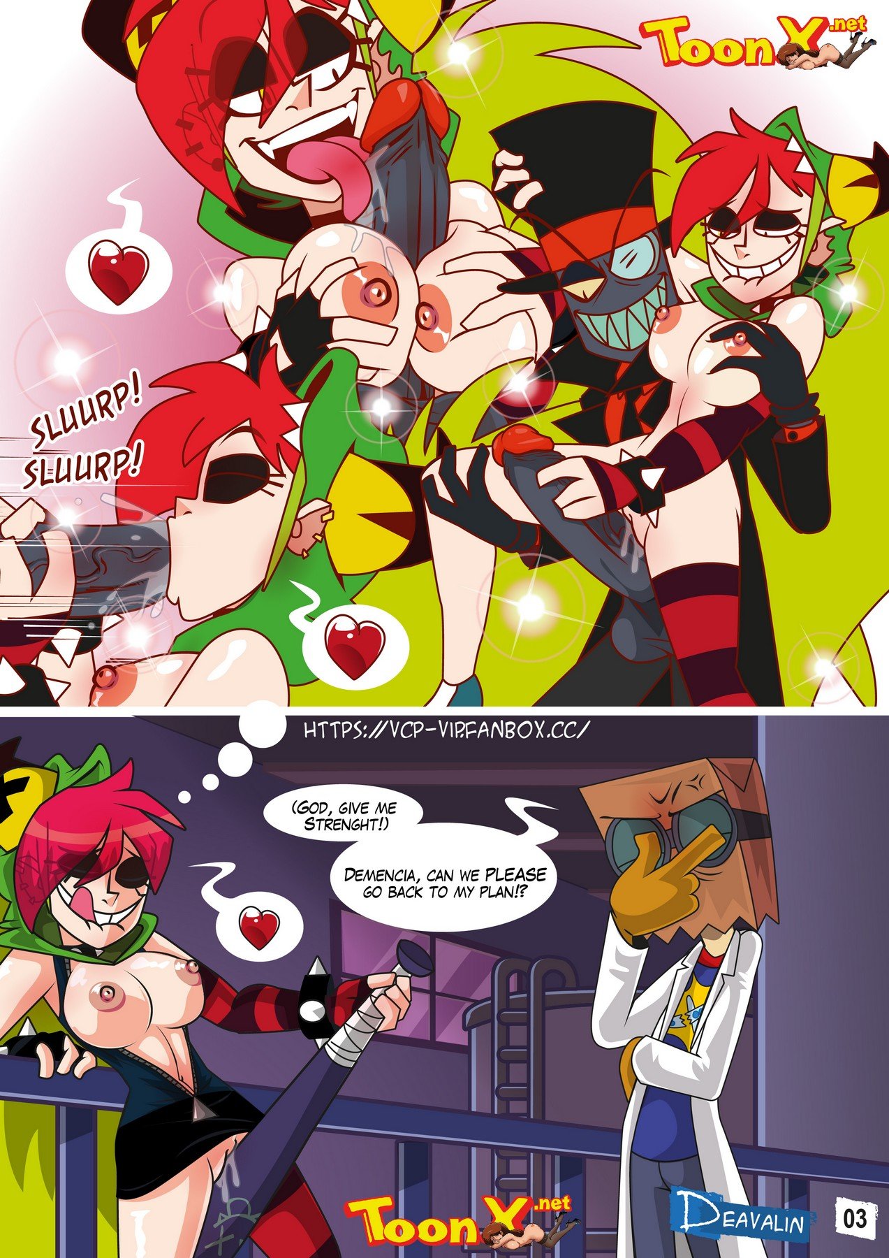 Deavalin - Villainous - Miss Heed English sex comic image number 3