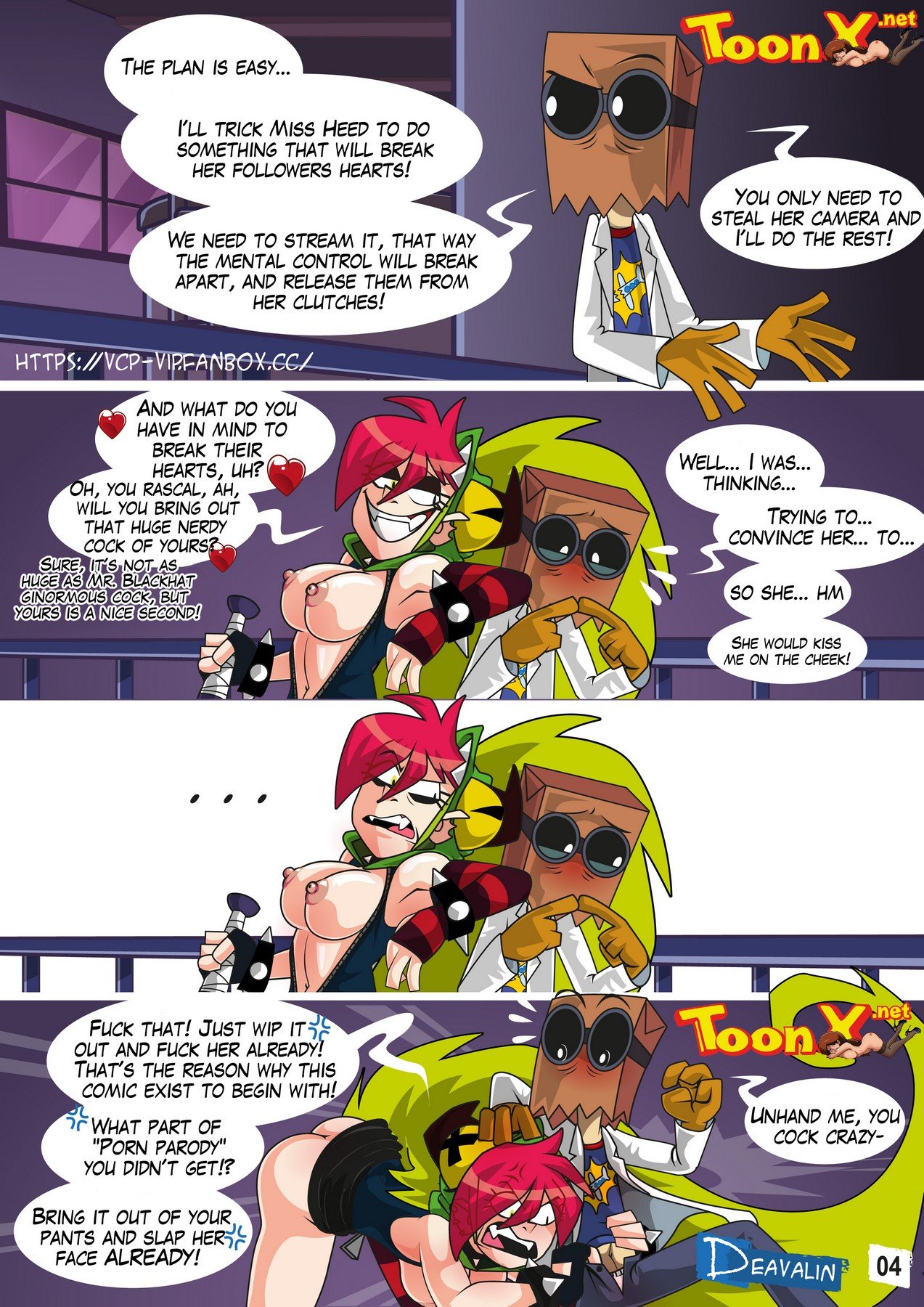 Deavalin - Villainous - Miss Heed English sex comic image number 4