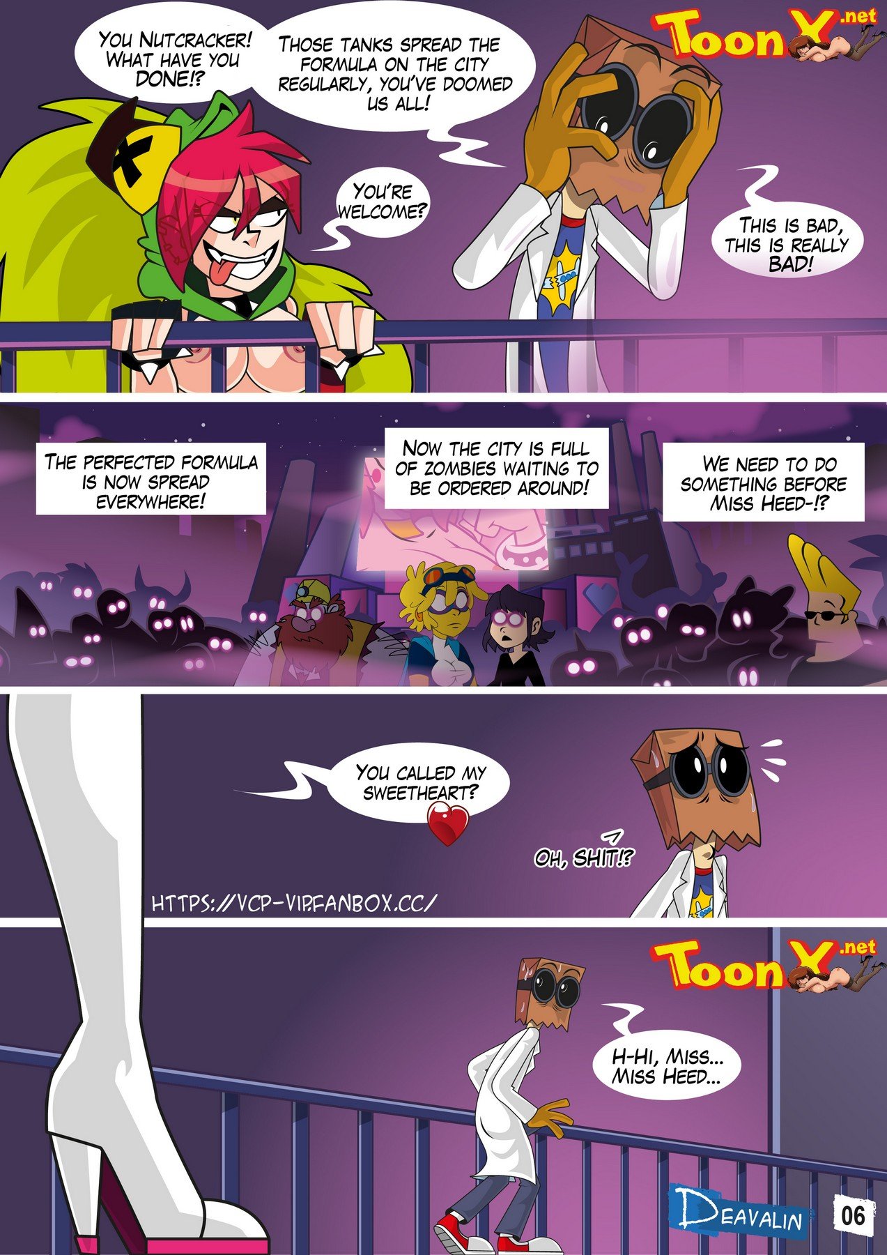 Deavalin - Villainous - Miss Heed English sex comic image number 6