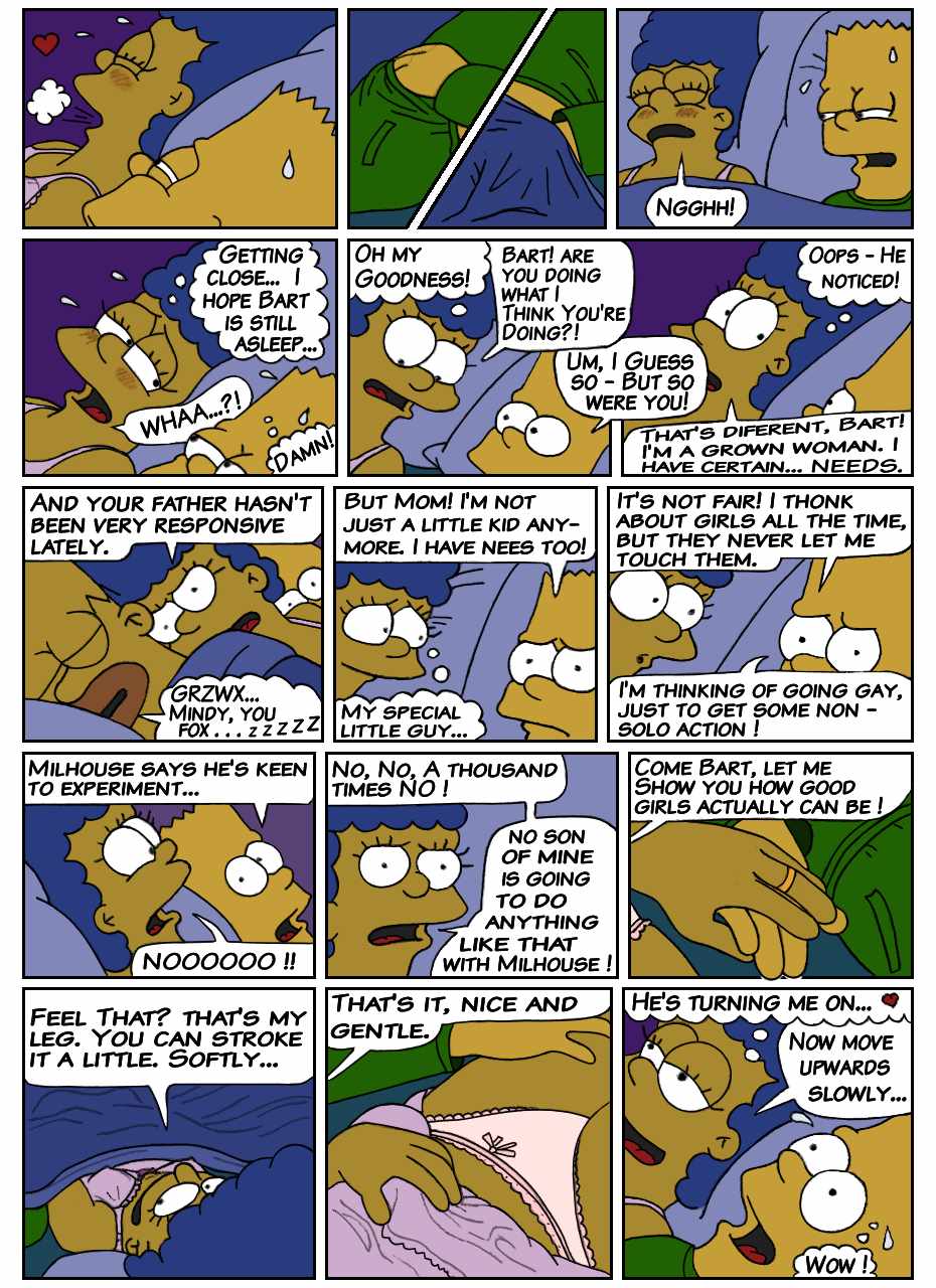 Moms Bed (the simpsons) porn comic by [jimmy]. Cheating porn comics.