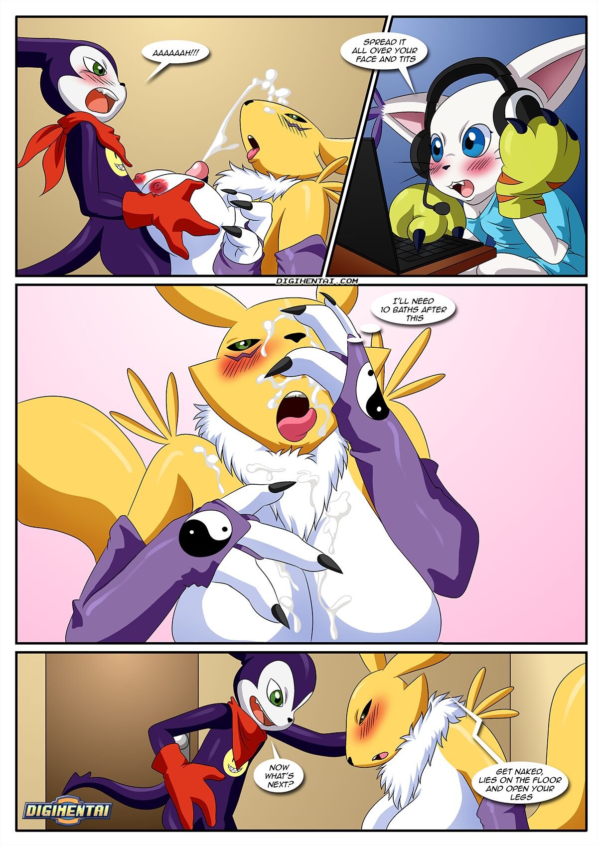 (Palcomix) Dirty Gamers (digimon) porn comic image number 14
