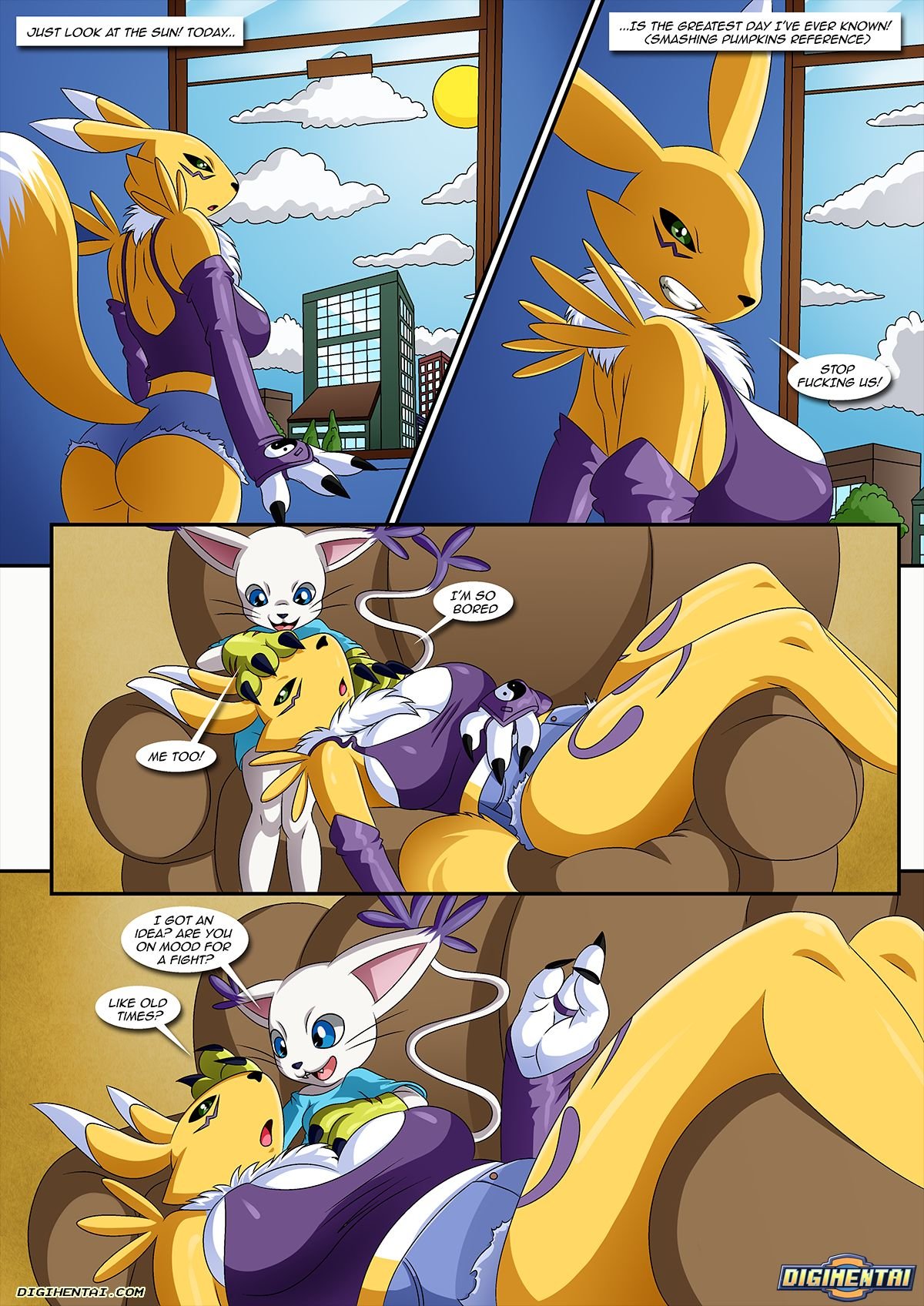 (Palcomix) Dirty Gamers (digimon) porn comic image number 2