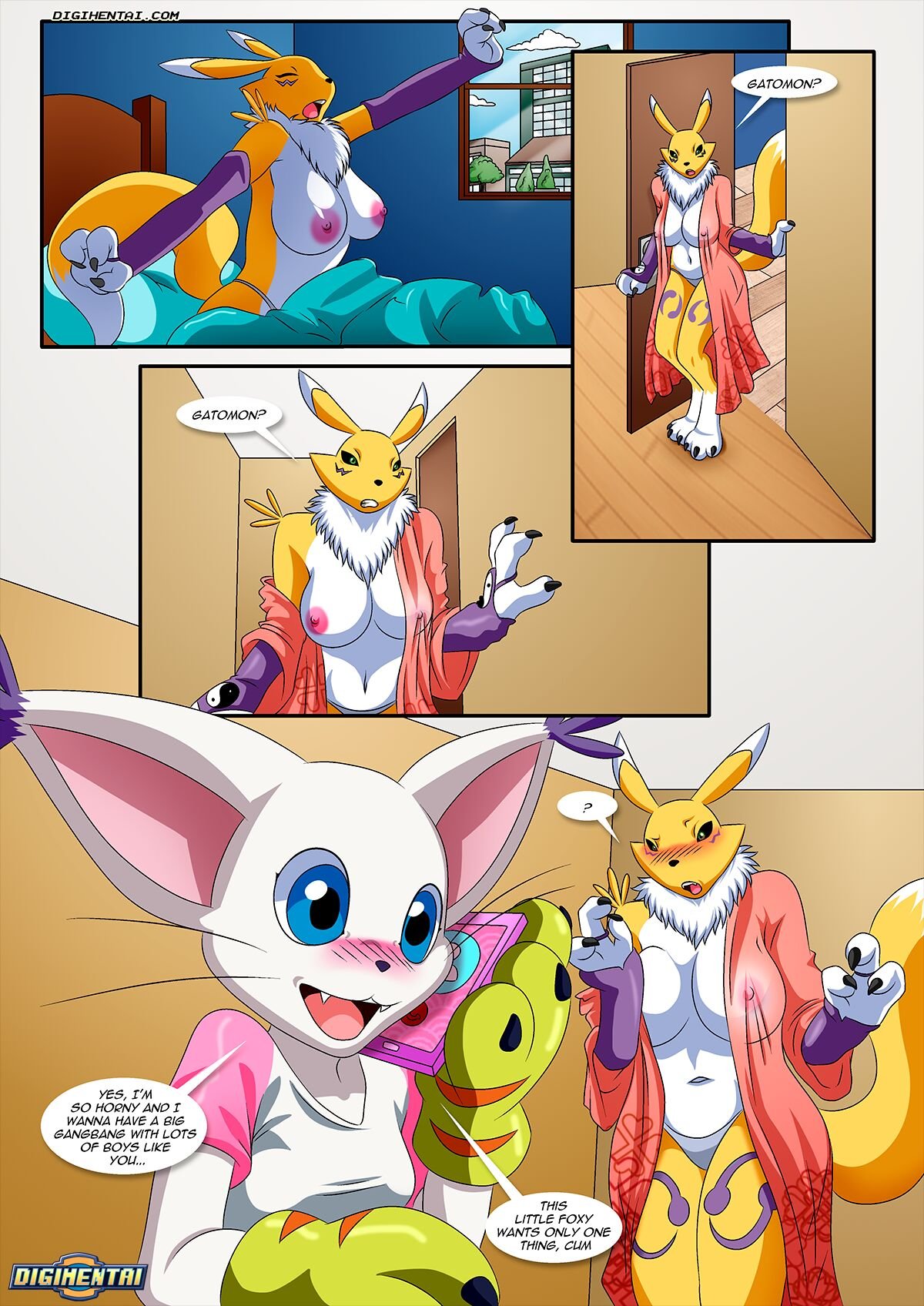 (Palcomix) Dirty Gamers (digimon) porn comic image number 41