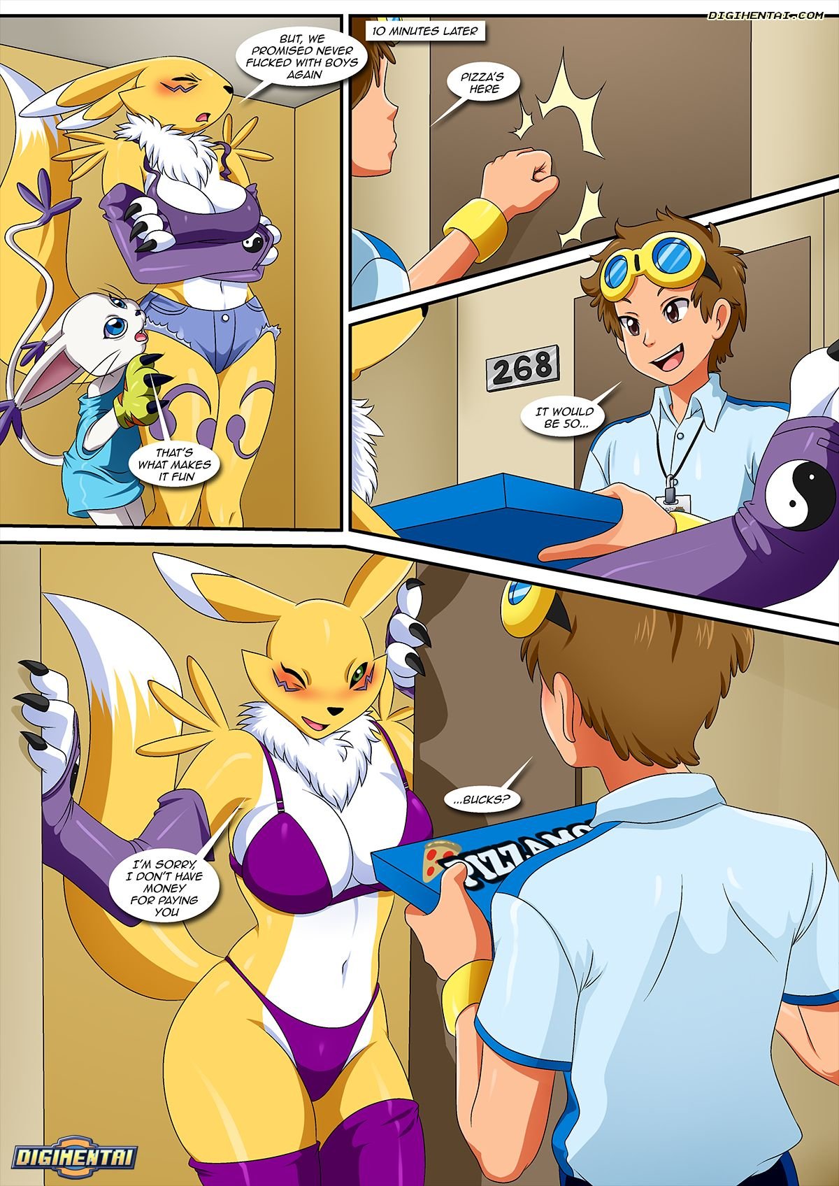 (Palcomix) Dirty Gamers (digimon) porn comic image number 5