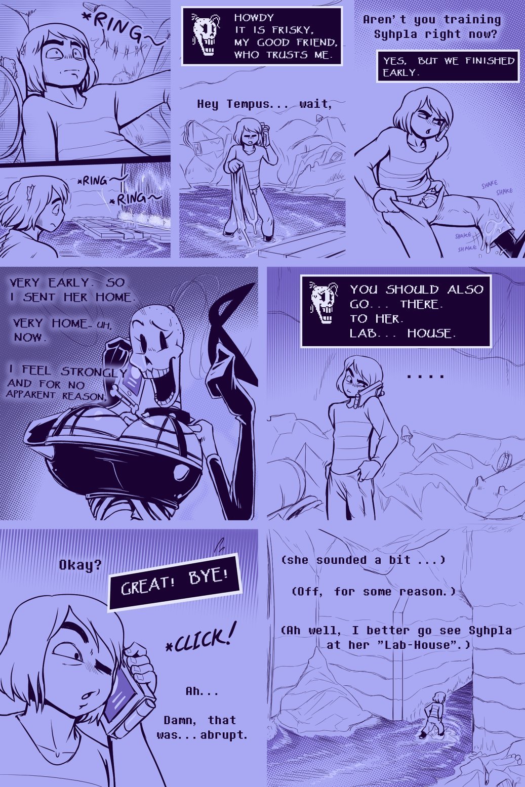 thewill - Under(her)tail part 8 porn comic (undertale) porn comic by  [thewill]. Glasses porn comics.