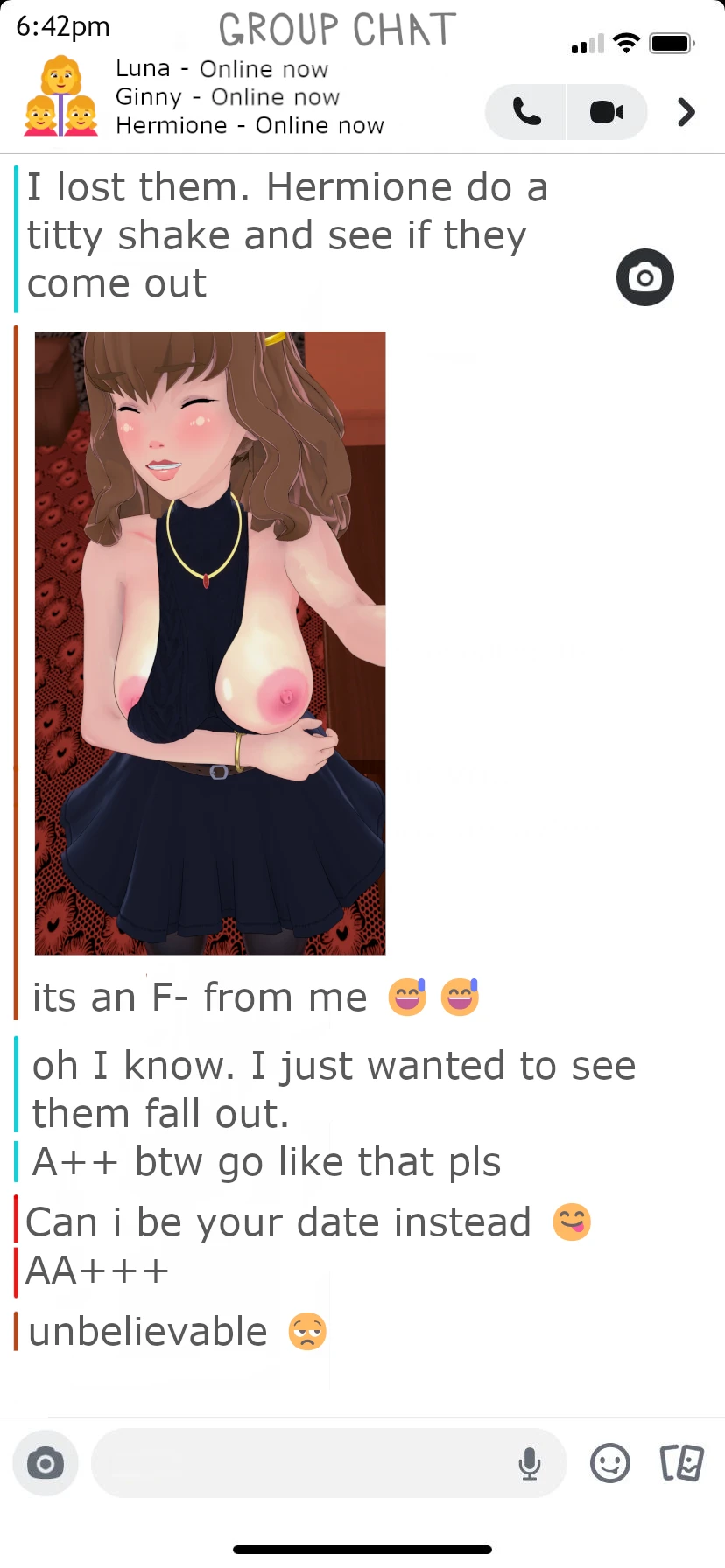 Your date with Hermione goes well image number 26