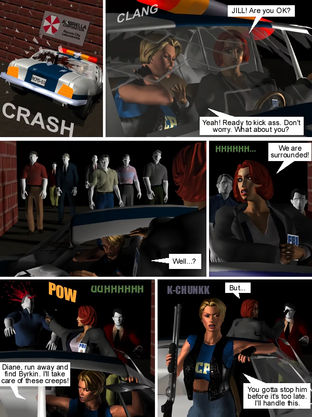 Briaeros The FX Files - Resident Sex (Resident Evil, The X-Files) image number 2