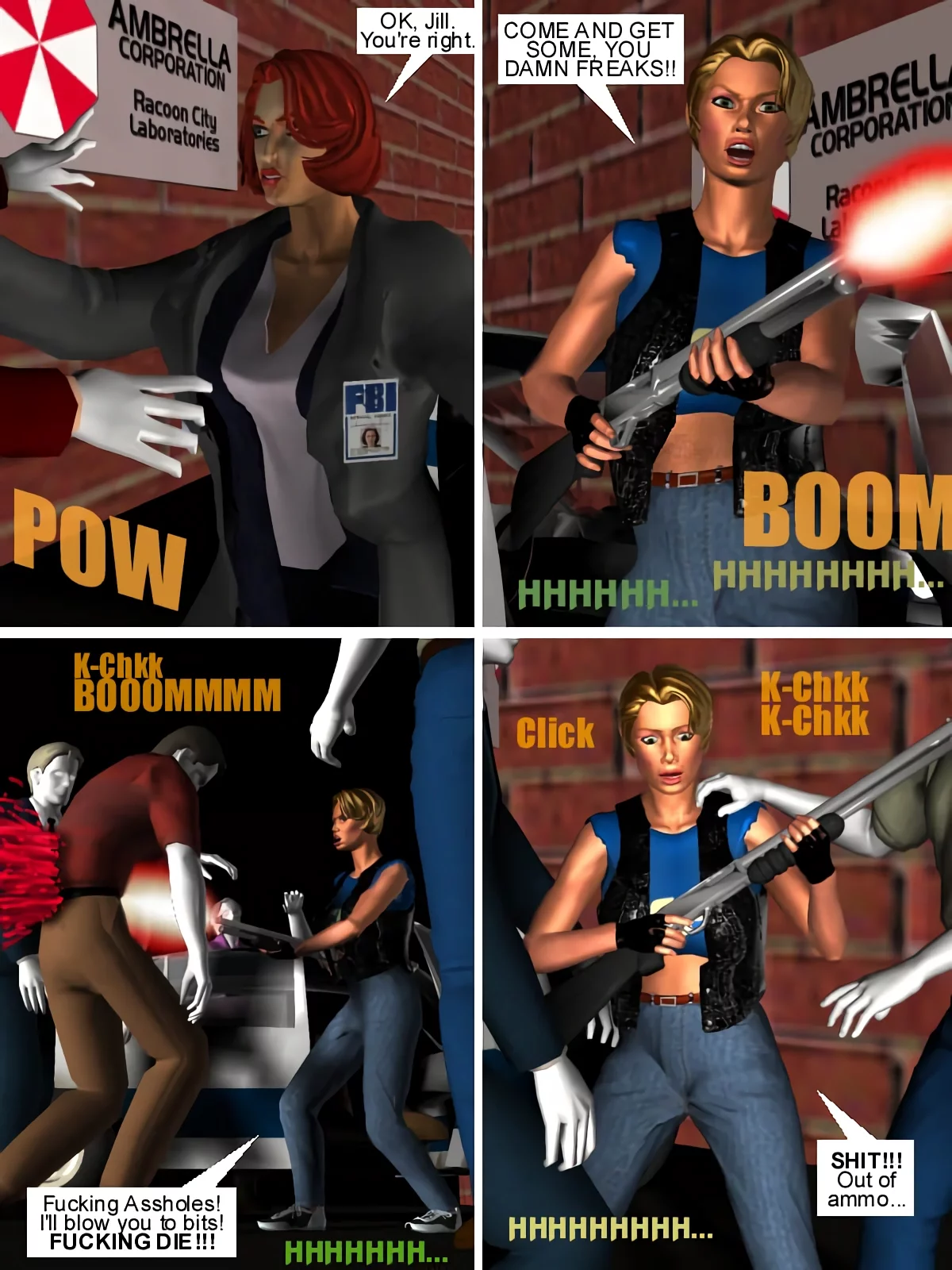 Briaeros The FX Files - Resident Sex (Resident Evil, The X-Files) image number 3