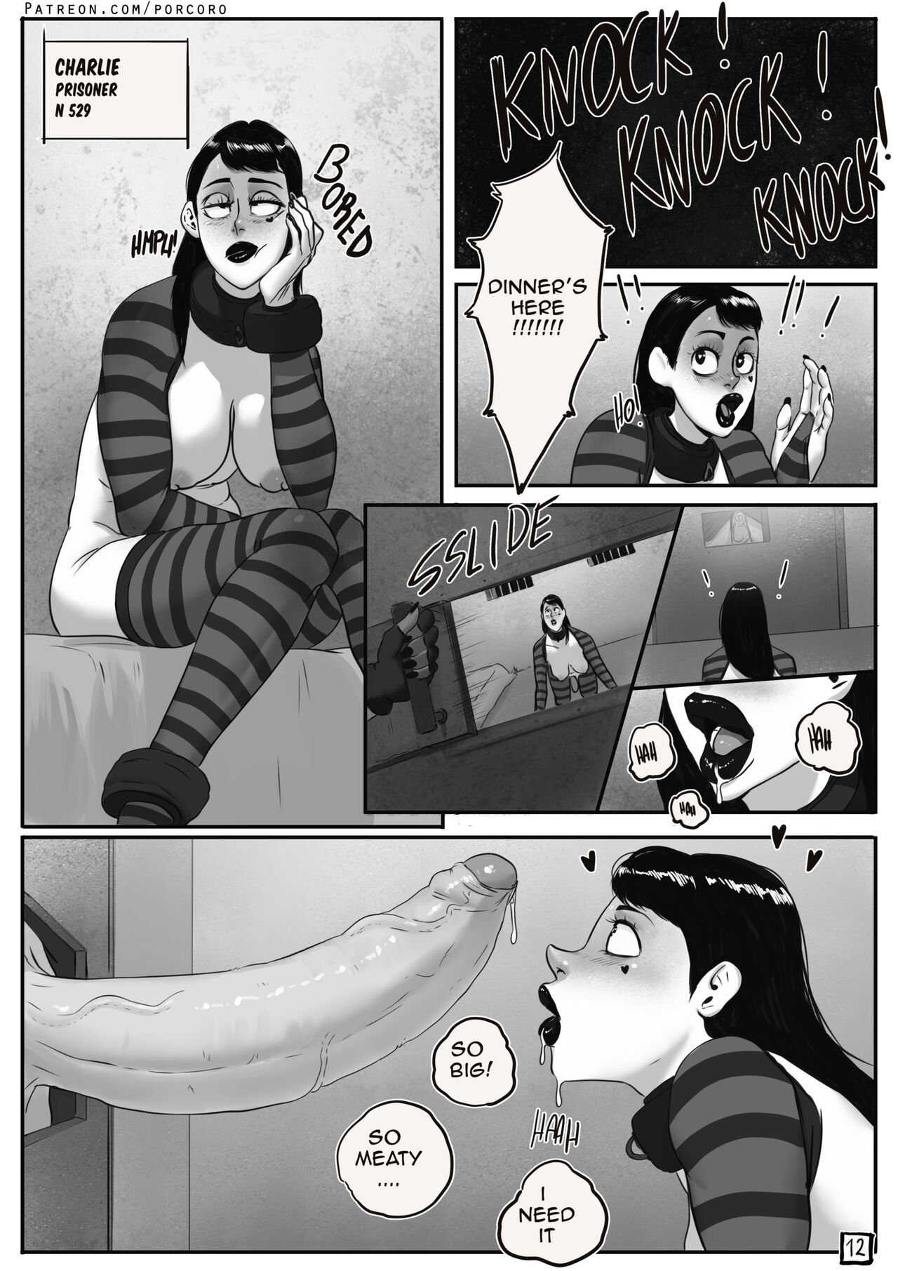 Porcoro - Bimbo Prison porn comic image number 10