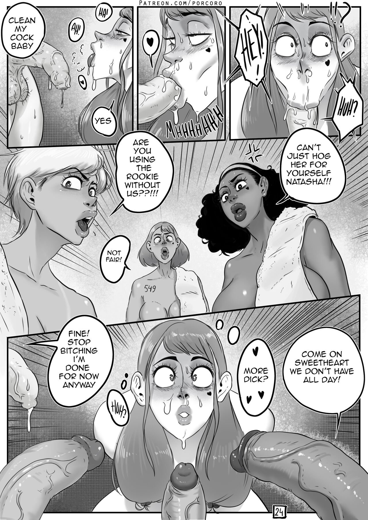 Porcoro - Bimbo Prison porn comic image number 22