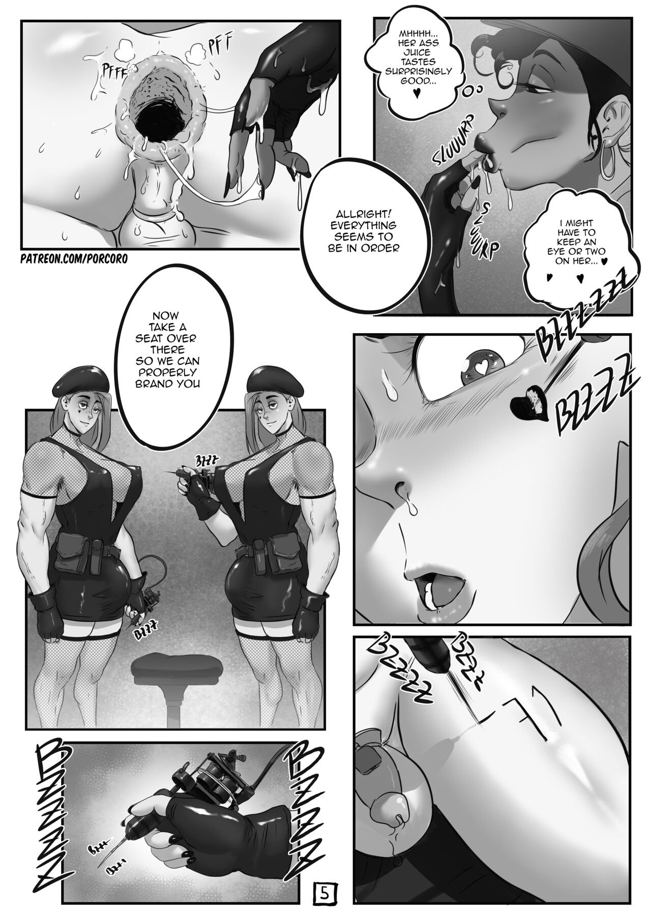 Porcoro - Bimbo Prison porn comic image number 4