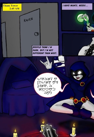SlashySmiley Raven Comic (Teen Titans)